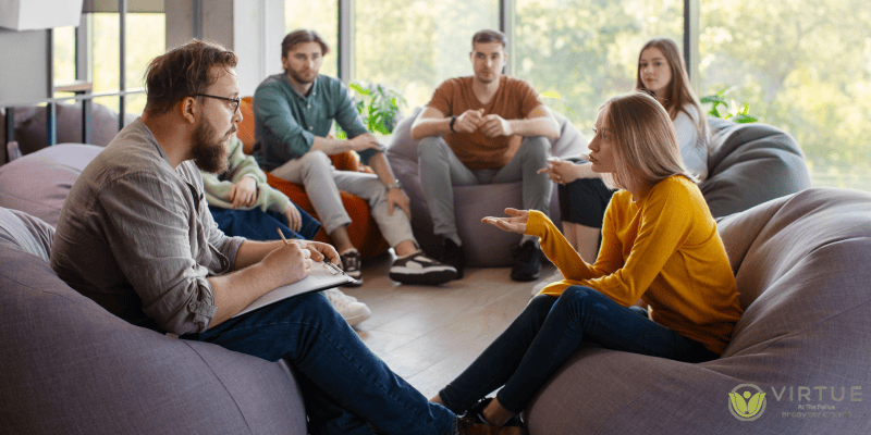 what effect does group therapy have on long-term healing
